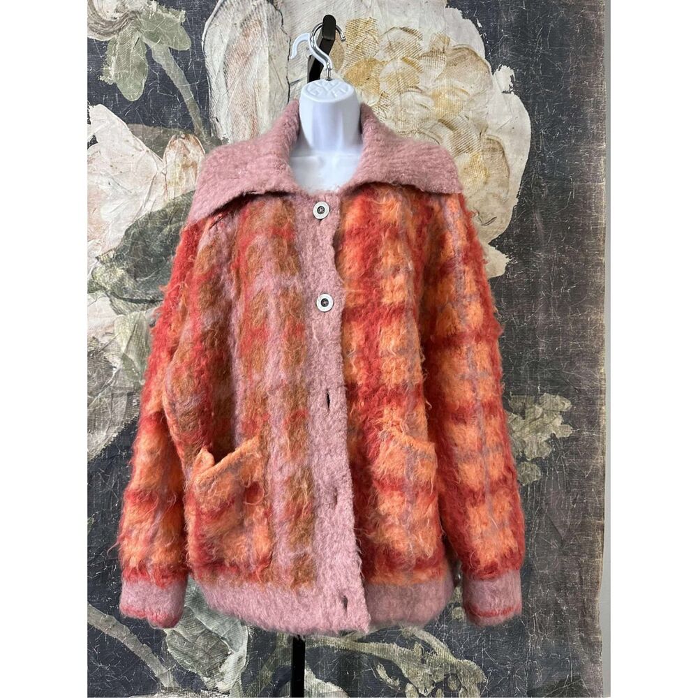 New Free People Harper Cardi Cinnamon Spice Sweater Cardigan Sz  Xs/S - Picture 6 of 9